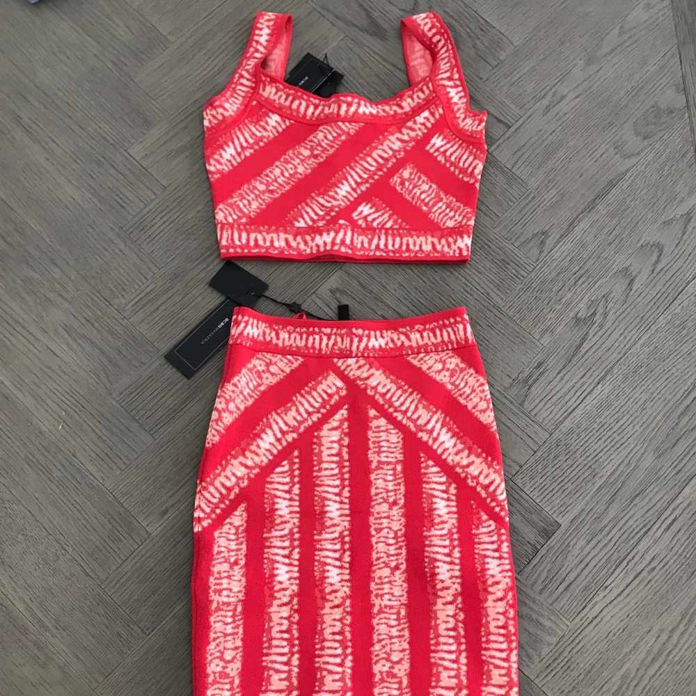 BcbgMaxazria bandage two piece dress